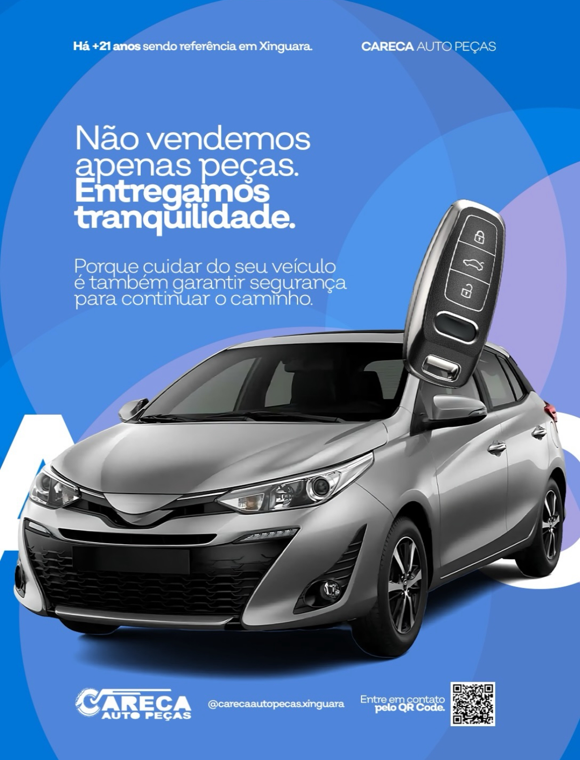 Post: Não vendemos apenas peças, entregamos tranquilidade